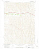 Laskie Draw Wyoming Historical topographic map, 1:24000 scale, 7.5 X 7.5 Minute, Year 1972