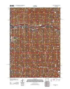 Laskie Draw Wyoming Historical topographic map, 1:24000 scale, 7.5 X 7.5 Minute, Year 2012