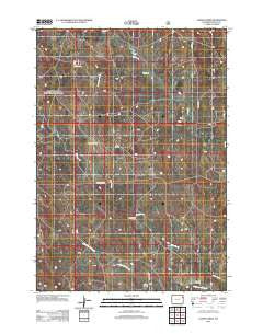 Lassen Creek Wyoming Historical topographic map, 1:24000 scale, 7.5 X 7.5 Minute, Year 2012