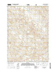 Lassen Creek Wyoming Current topographic map, 1:24000 scale, 7.5 X 7.5 Minute, Year 2015