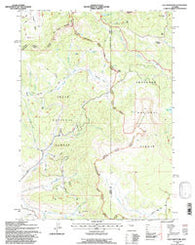 Lava Mountain Wyoming Historical topographic map, 1:24000 scale, 7.5 X 7.5 Minute, Year 1991