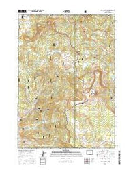Lava Mountain Wyoming Current topographic map, 1:24000 scale, 7.5 X 7.5 Minute, Year 2015