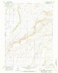 Leavitt Bench Wyoming Historical topographic map, 1:24000 scale, 7.5 X 7.5 Minute, Year 1964