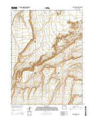 Leavitt Bench Wyoming Current topographic map, 1:24000 scale, 7.5 X 7.5 Minute, Year 2015