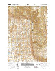 Leavitt Reservoir Wyoming Current topographic map, 1:24000 scale, 7.5 X 7.5 Minute, Year 2015