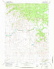 Leckie Wyoming Historical topographic map, 1:24000 scale, 7.5 X 7.5 Minute, Year 1969