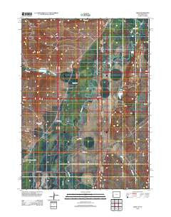 Leefe Wyoming Historical topographic map, 1:24000 scale, 7.5 X 7.5 Minute, Year 2012