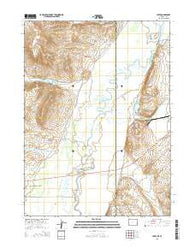 Leefe Wyoming Current topographic map, 1:24000 scale, 7.5 X 7.5 Minute, Year 2015