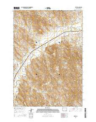 Leiter Wyoming Current topographic map, 1:24000 scale, 7.5 X 7.5 Minute, Year 2015