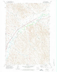 Leiter Wyoming Historical topographic map, 1:24000 scale, 7.5 X 7.5 Minute, Year 1971