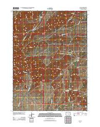 Leo Wyoming Historical topographic map, 1:24000 scale, 7.5 X 7.5 Minute, Year 2012