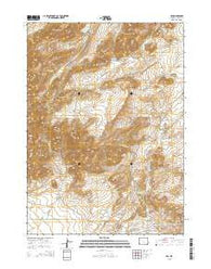 Leo Wyoming Current topographic map, 1:24000 scale, 7.5 X 7.5 Minute, Year 2015