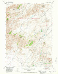 Leo Wyoming Historical topographic map, 1:24000 scale, 7.5 X 7.5 Minute, Year 1953