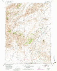 Leo Wyoming Historical topographic map, 1:24000 scale, 7.5 X 7.5 Minute, Year 1953