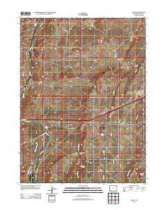 Leroy Wyoming Historical topographic map, 1:24000 scale, 7.5 X 7.5 Minute, Year 2012