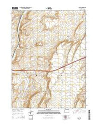 Leroy Wyoming Current topographic map, 1:24000 scale, 7.5 X 7.5 Minute, Year 2015