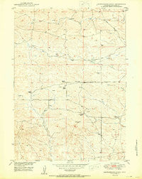 Leuenberger Ranch Wyoming Historical topographic map, 1:24000 scale, 7.5 X 7.5 Minute, Year 1950