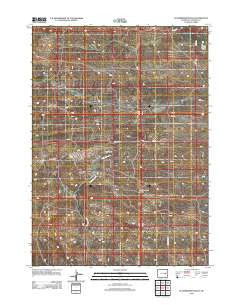 Leuenberger Ranch Wyoming Historical topographic map, 1:24000 scale, 7.5 X 7.5 Minute, Year 2012