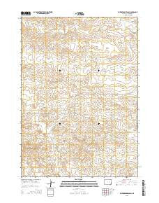 Leuenberger Ranch Wyoming Current topographic map, 1:24000 scale, 7.5 X 7.5 Minute, Year 2015