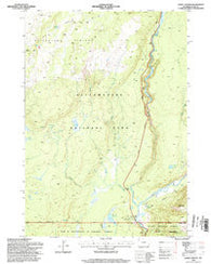Lewis Canyon Wyoming Historical topographic map, 1:24000 scale, 7.5 X 7.5 Minute, Year 1996