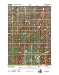 Lewis Canyon Wyoming Historical topographic map, 1:24000 scale, 7.5 X 7.5 Minute, Year 2012