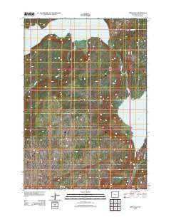 Lewis Falls Wyoming Historical topographic map, 1:24000 scale, 7.5 X 7.5 Minute, Year 2012