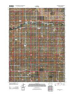Lewis Ranch Wyoming Historical topographic map, 1:24000 scale, 7.5 X 7.5 Minute, Year 2012