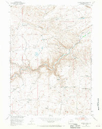 Lewiston Lakes Wyoming Historical topographic map, 1:24000 scale, 7.5 X 7.5 Minute, Year 1953