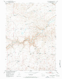 Lewiston Lakes Wyoming Historical topographic map, 1:24000 scale, 7.5 X 7.5 Minute, Year 1953