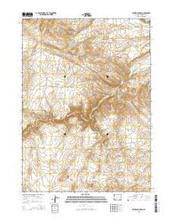 Lewiston Lakes Wyoming Current topographic map, 1:24000 scale, 7.5 X 7.5 Minute, Year 2015