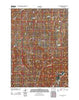 Lightning Ridge Wyoming Historical topographic map, 1:24000 scale, 7.5 X 7.5 Minute, Year 2012