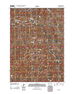 Linch Wyoming Historical topographic map, 1:24000 scale, 7.5 X 7.5 Minute, Year 2012