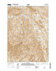 Linch Wyoming Current topographic map, 1:24000 scale, 7.5 X 7.5 Minute, Year 2015
