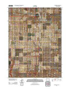 Lindbergh Wyoming Historical topographic map, 1:24000 scale, 7.5 X 7.5 Minute, Year 2012