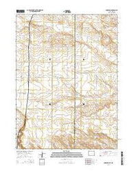 Lindbergh Wyoming Current topographic map, 1:24000 scale, 7.5 X 7.5 Minute, Year 2015