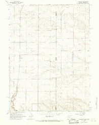 Lindbergh Wyoming Historical topographic map, 1:24000 scale, 7.5 X 7.5 Minute, Year 1963