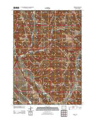 Linden Wyoming Historical topographic map, 1:24000 scale, 7.5 X 7.5 Minute, Year 2012