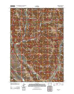 Linden Wyoming Historical topographic map, 1:24000 scale, 7.5 X 7.5 Minute, Year 2012