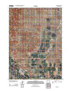 Lingle Wyoming Historical topographic map, 1:24000 scale, 7.5 X 7.5 Minute, Year 2012