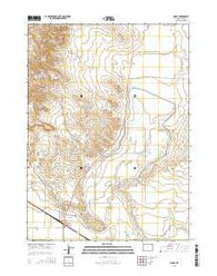 Lingle Wyoming Current topographic map, 1:24000 scale, 7.5 X 7.5 Minute, Year 2015