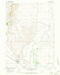Lingle Wyoming Historical topographic map, 1:24000 scale, 7.5 X 7.5 Minute, Year 1963