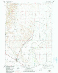 Lingle Wyoming Historical topographic map, 1:24000 scale, 7.5 X 7.5 Minute, Year 1963