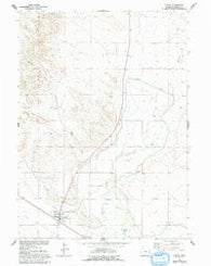 Lingle Wyoming Historical topographic map, 1:24000 scale, 7.5 X 7.5 Minute, Year 1963