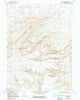 Lion Bluffs Wyoming Historical topographic map, 1:24000 scale, 7.5 X 7.5 Minute, Year 1968