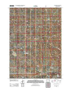 Lion Creek Wyoming Historical topographic map, 1:24000 scale, 7.5 X 7.5 Minute, Year 2012