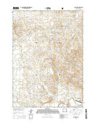 Lion Creek Wyoming Current topographic map, 1:24000 scale, 7.5 X 7.5 Minute, Year 2015