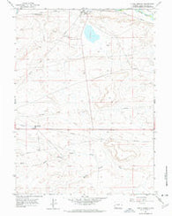 Little America Wyoming Historical topographic map, 1:24000 scale, 7.5 X 7.5 Minute, Year 1961