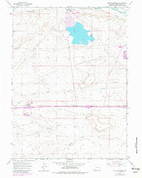 Little America Wyoming Historical topographic map, 1:24000 scale, 7.5 X 7.5 Minute, Year 1961