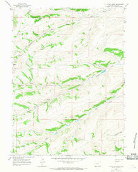 Little Dee Creek Wyoming Historical topographic map, 1:24000 scale, 7.5 X 7.5 Minute, Year 1965