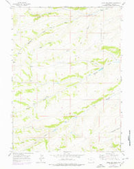 Little Dee Creek Wyoming Historical topographic map, 1:24000 scale, 7.5 X 7.5 Minute, Year 1965
